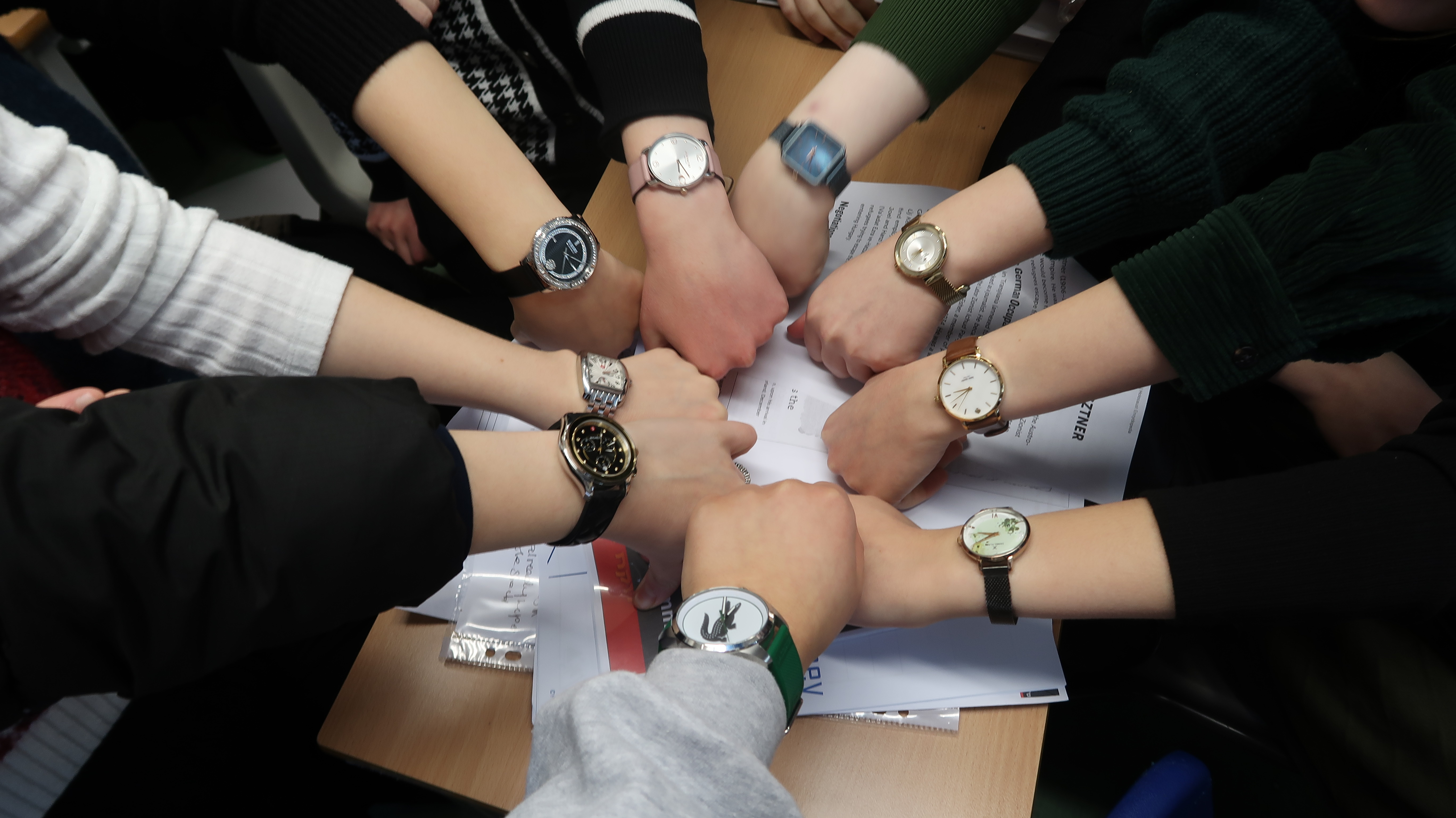 Group teamwork activity